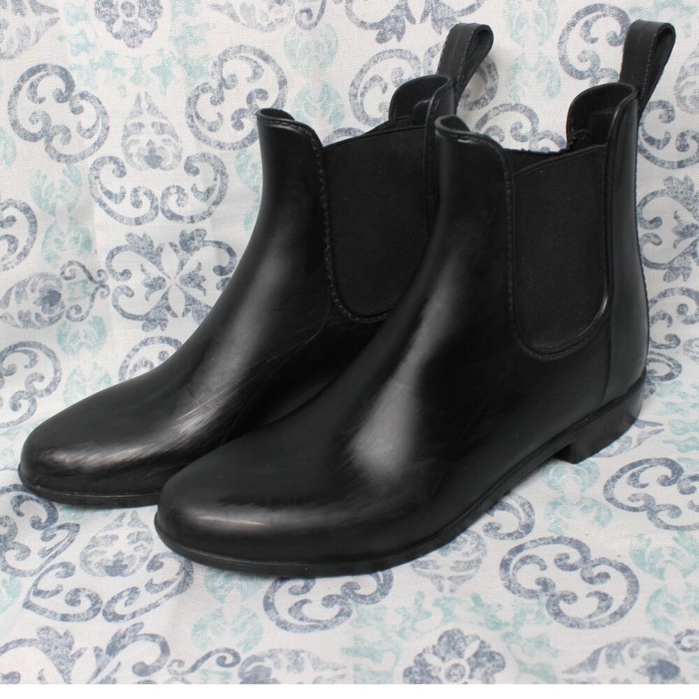 J. Crew Mercantile Size‎ 8 Wmns Short Black Rain Boots